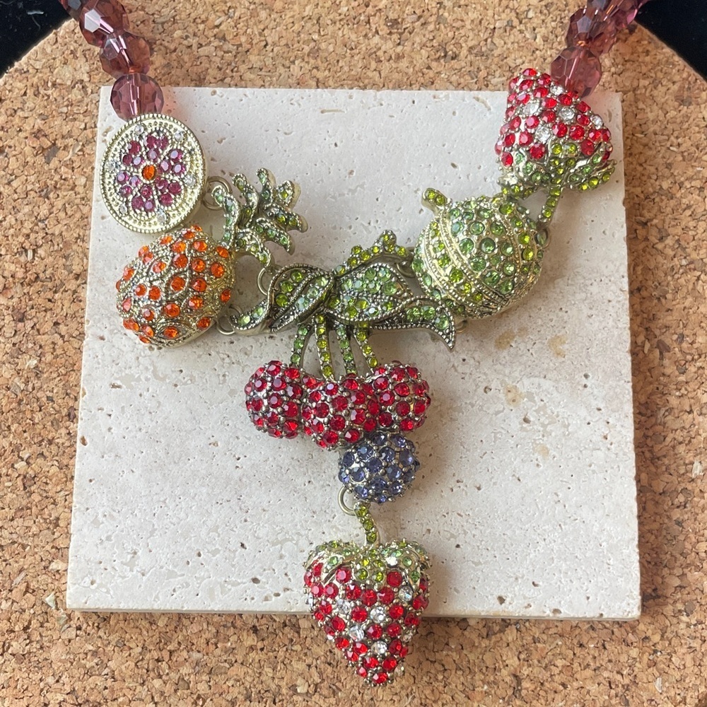 Heidi Daus Colorful Fruit-Inspired Necklace - Picture 1 of 6